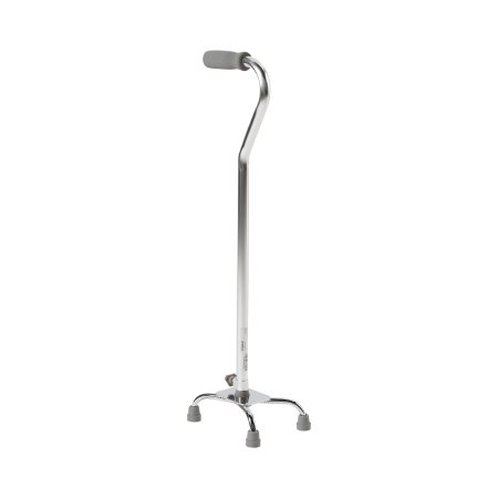 Small Base Quad Cane McKesson Steel 30 to 39 Inch Height